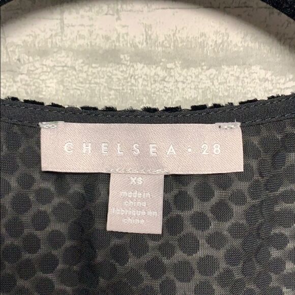 Chelsea28 Sleeveless Peplum Top, Size XS - Picture 6 of 8